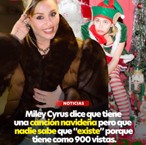 Miley Cyrus le contó a Jimmy Kimmel que hace años grabó una canción para navidad