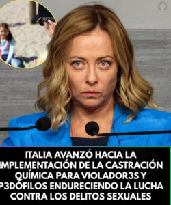 Castración química para violadores y pedófilos