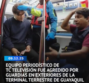 Equipo periodístico de TC Televisión fue agredido