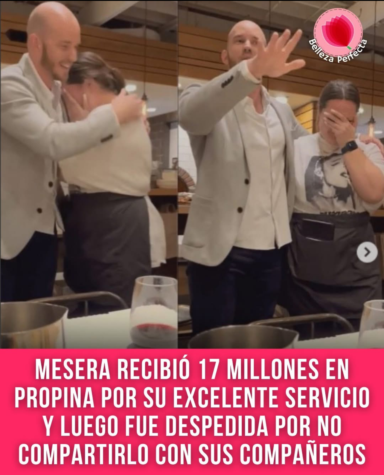 Una historia, que parecía un ejemplo de generosidad, terminó levantando un fuerte debate sobre las propinas