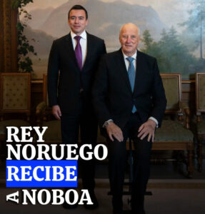 Daniel Noboa se reunió este 10 de diciembre