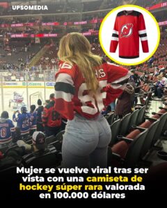 Estaba usando una camiseta vintage extremadamente rara del equipo, valorada en casi 100.000 dólares