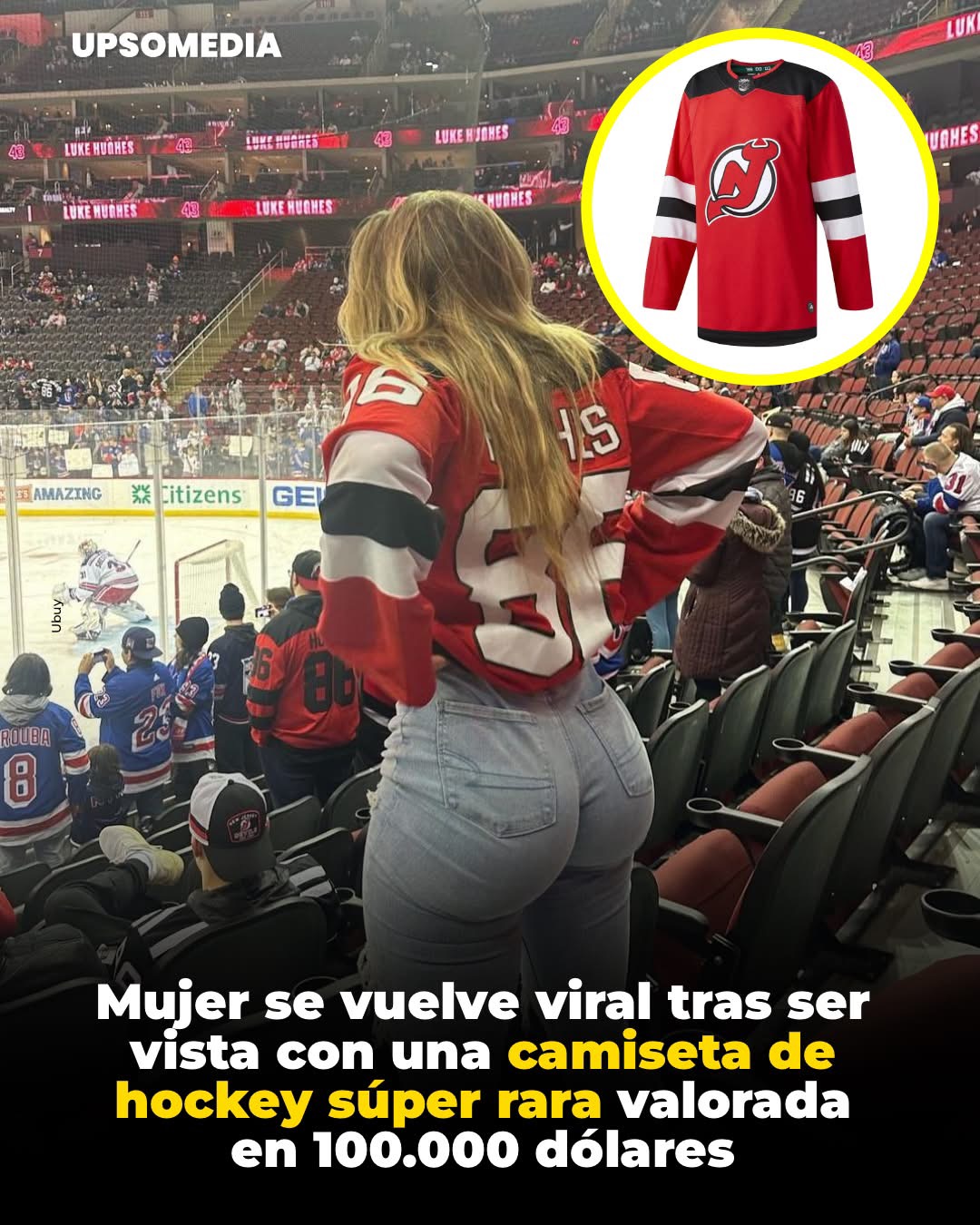 Estaba usando una camiseta vintage extremadamente rara del equipo, valorada en casi 100.000 dólares