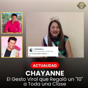 Una maestra, entre risas, prometió a sus alumnos que les pondría un “10 a todos” si algún día su ídolo, Chayanne