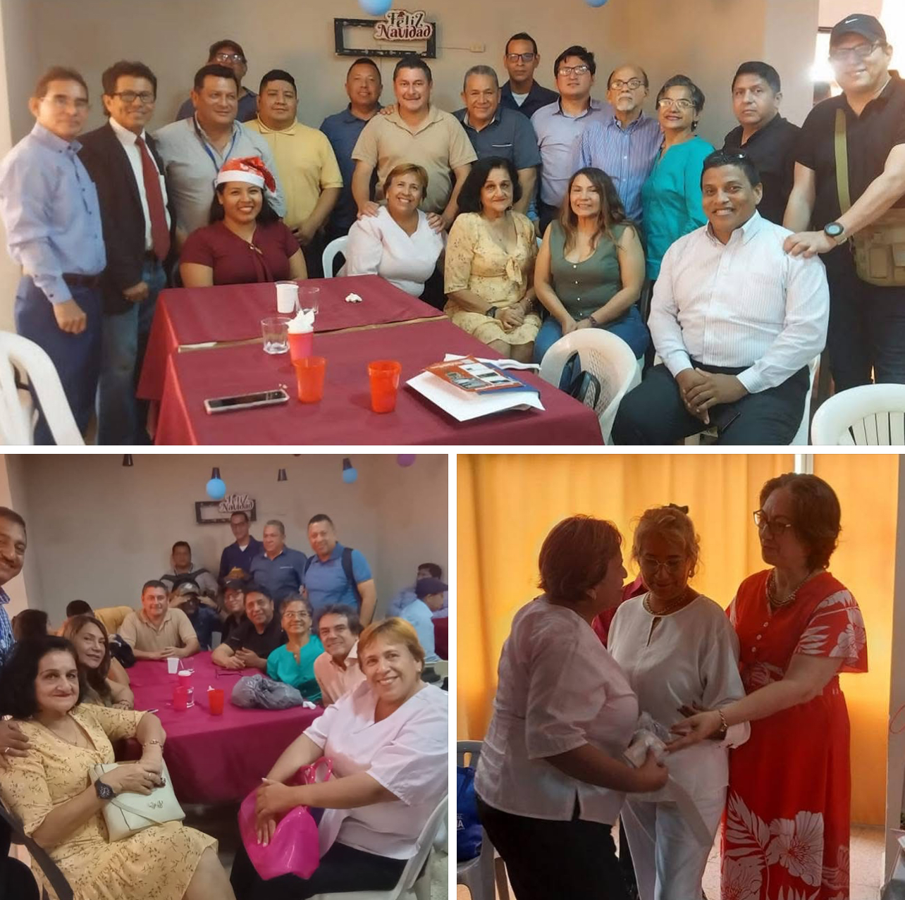 Con la gallada y parte de la tribu