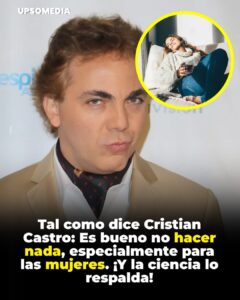 Cristian Castro dice que no hacer nada es un arte