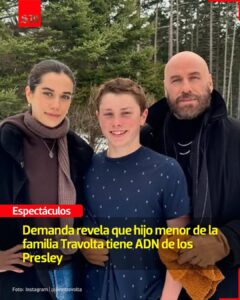 El hijo menor de John Travolta y Kelly Preston, lleva sangre de los Presley