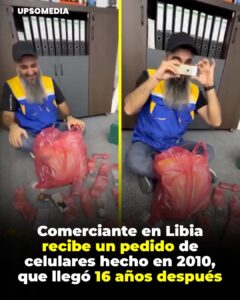 Comerciante recibió una caja de celulares Nokia