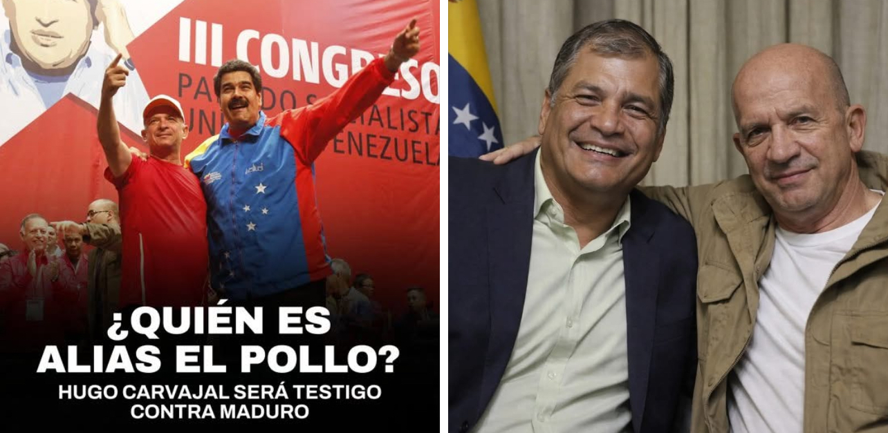 HUGO “EL POLLO” CARVAJAL, EXJEFE DE INTELIGENCIA DEL RÉGIMEN CHAVISTA, SERÁ TESTIGO CLAVE EN EL PROCESO JUDICIAL CONTRA NICOLÁS MADURO