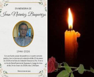 MURIÓ IVÁN NARVÁEZ BAQUERIZO, DOCENTE JUBILADO DE LA FACSO