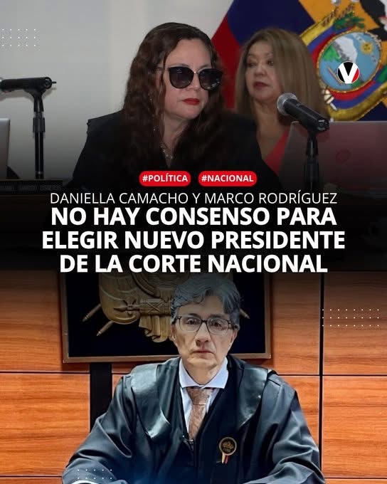 DANIELLA CAMACHO Y MARCO RODRÍGUEZ DISPUTAN LA PRESIDENCIA DEL ALTO TRIBUNAL
