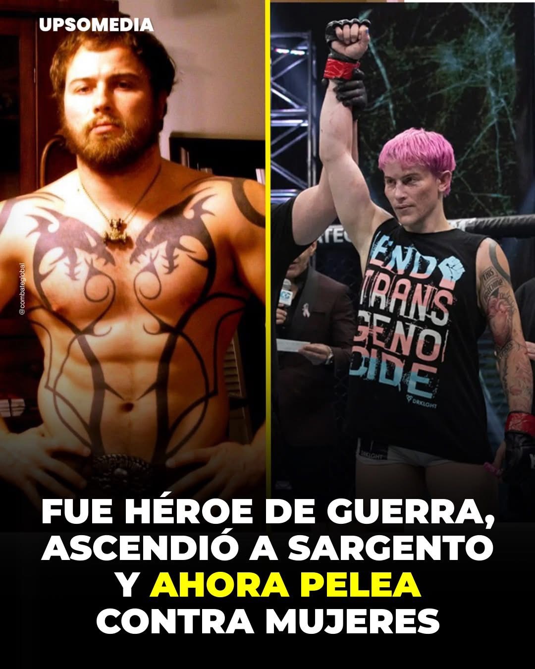 Luchadora transgénero de MMA que está causando mucha polémica
