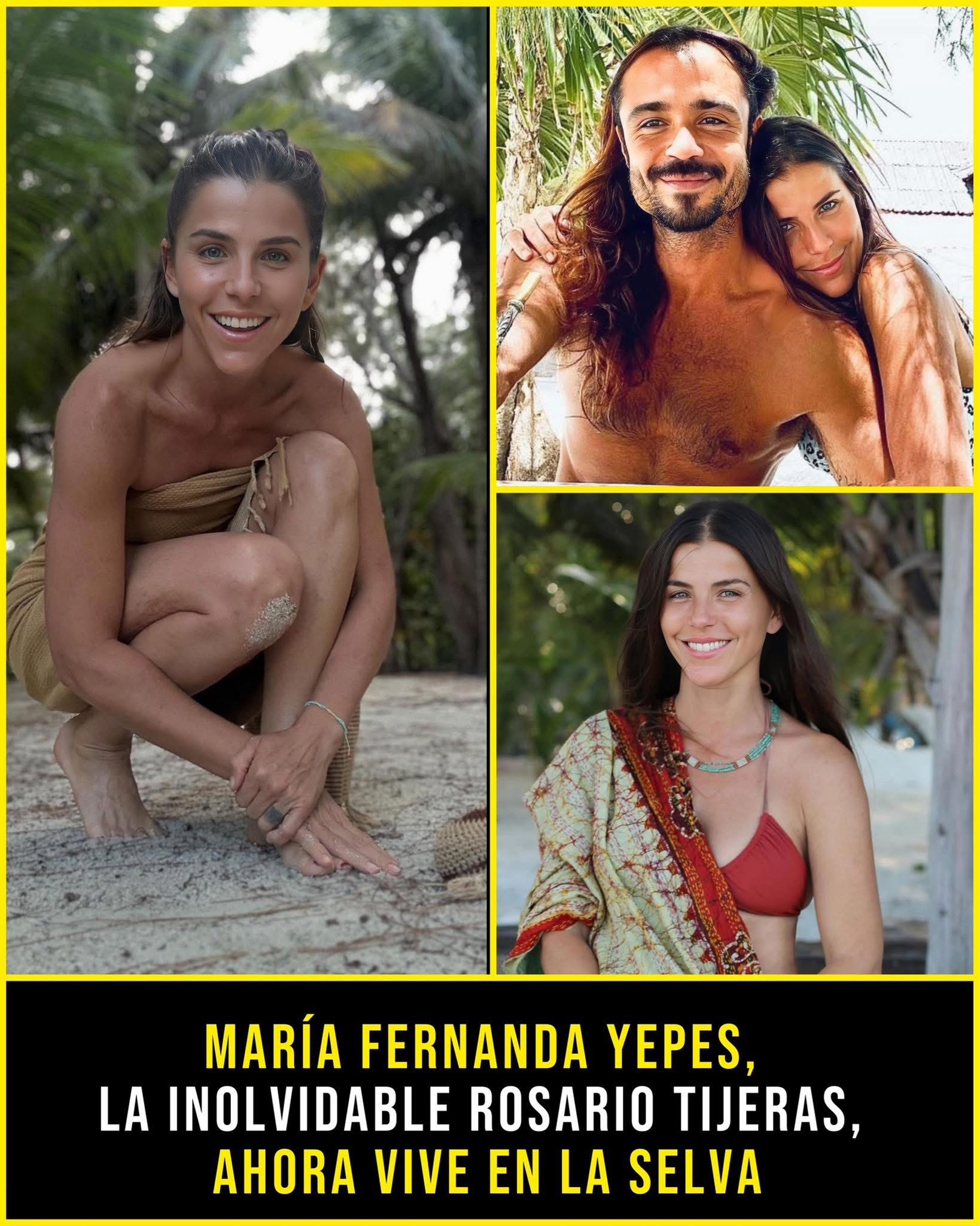 María Fernanda Yepes, la inolvidable Rosario Tijeras, ahora vive en la selva