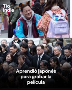 Para su nueva película Familia en Renta, filmada en Tokio, aprendió japonés