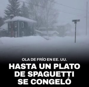 EL FRÍO EXTREMO AZOTA A ESTADOS UNIDOS CON TEMPERATURAS RÉCORD BAJO CERO