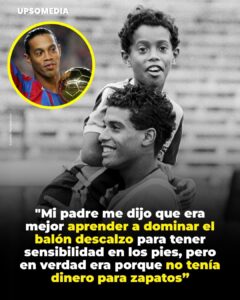 Mi padre me dijo que era mejor aprender a dominar el balón