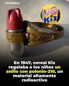 General Mills lanzó una promoción de su cereal Kix que incluía un anillo “Atomic Bomb”