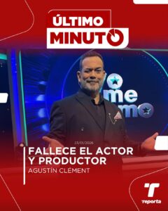 falleció el actor, Agustín Clément