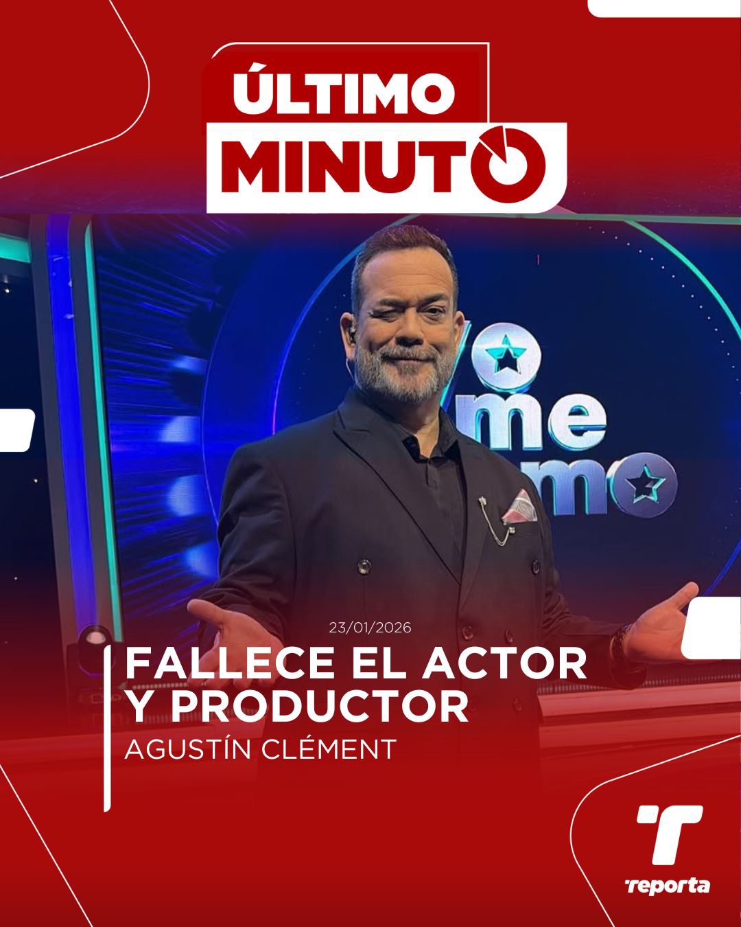 falleció el actor, Agustín Clément