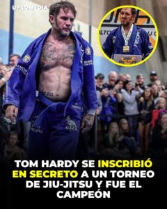 Tom Hardy participó en un evento de Jiu-Jitsu Brasileño