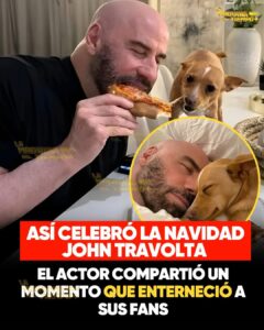 ASÍ CELEBRÓ JOHN TRAVOLTA LA NAVIDAD