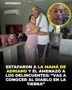 Adriano denunció a través de redes sociales que su madre fue víctima de un fraude