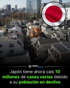 Japón cuenta actualmente con casi 10 millones de viviendas vacías, una cifra que continúa en aumento debido a la crisis demográfica del país