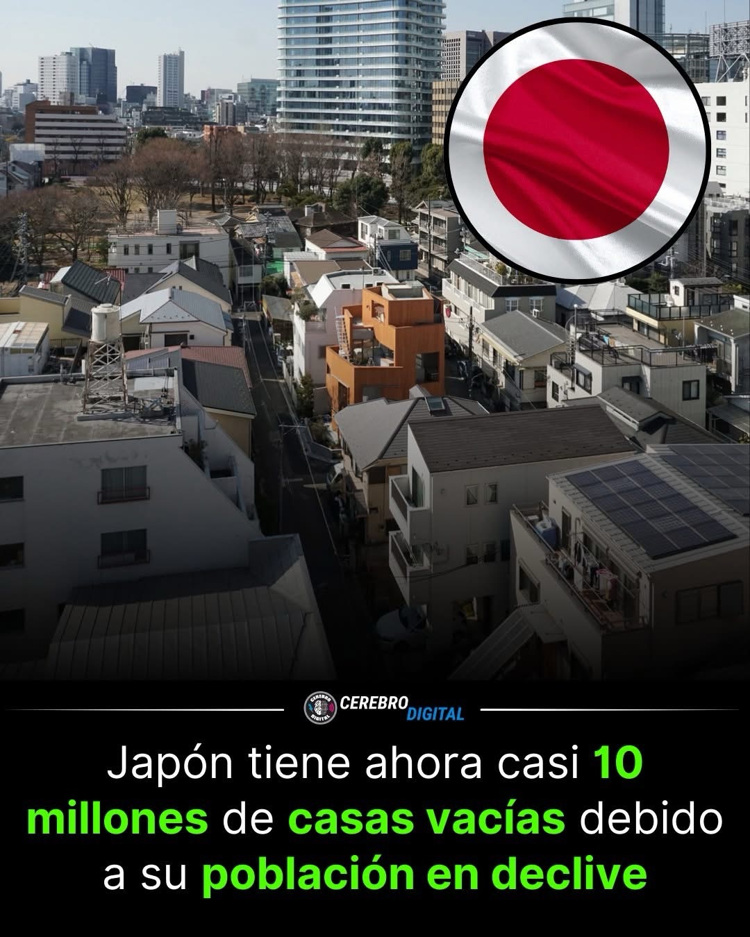 Japón cuenta actualmente con casi 10 millones de viviendas vacías, una cifra que continúa en aumento debido a la crisis demográfica del país