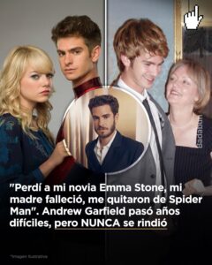 Andrew Garfield pasó por una etapa que no se ve en alfombras rojas.