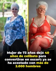 Decidió cambiar radicalmente su vida y convertirse en escort en la tercera edad