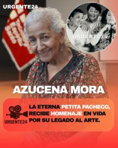 Azucena Mora fue homenajeada este domingo en el auditorio de la Prefectura del Guayas