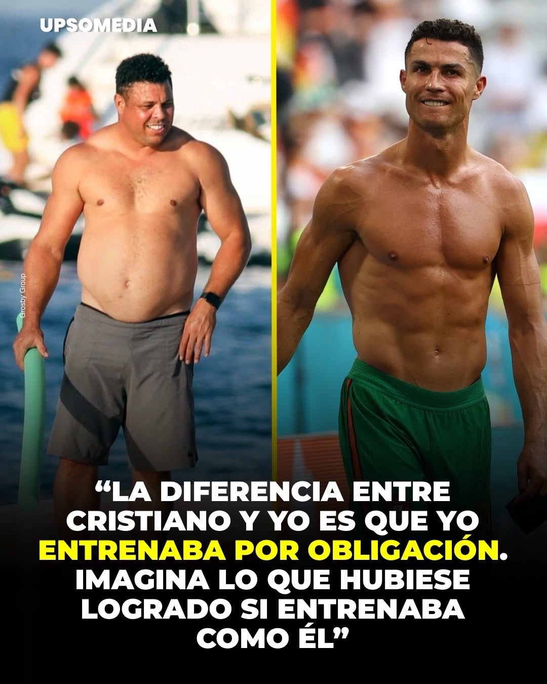 La diferencia entre Cristiano y Ronaldo Nazário