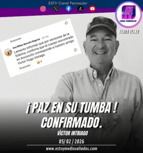 CUERPO SIN VIDA DEL EMPRESARIO VÍCTOR INTRIAGO BARRENO, FUE ENCONTRADO EN EL MAR DE ANCONCITO