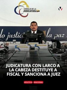 JUDICATURA CON DAMIÁN LARCO A LA CABEZA DESTITUYE A UN FISCAL Y SANCIONA A UN JUEZ