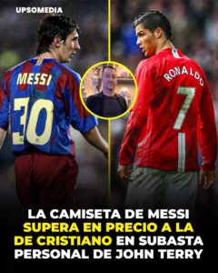 Se vendieron más de 50 artículos de su colección personal, entre ellos camisetas usadas por leyendas del fútbol