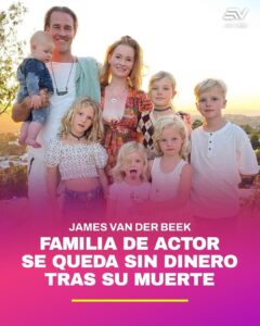 La familia de James Van Der Beek se queda sin fondos tras su muerte