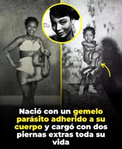 Betty Lou Williams nació en Georgia, EE. UU en 1932 con una condición rarísima: un gemelo parásito unido a su cuerpo