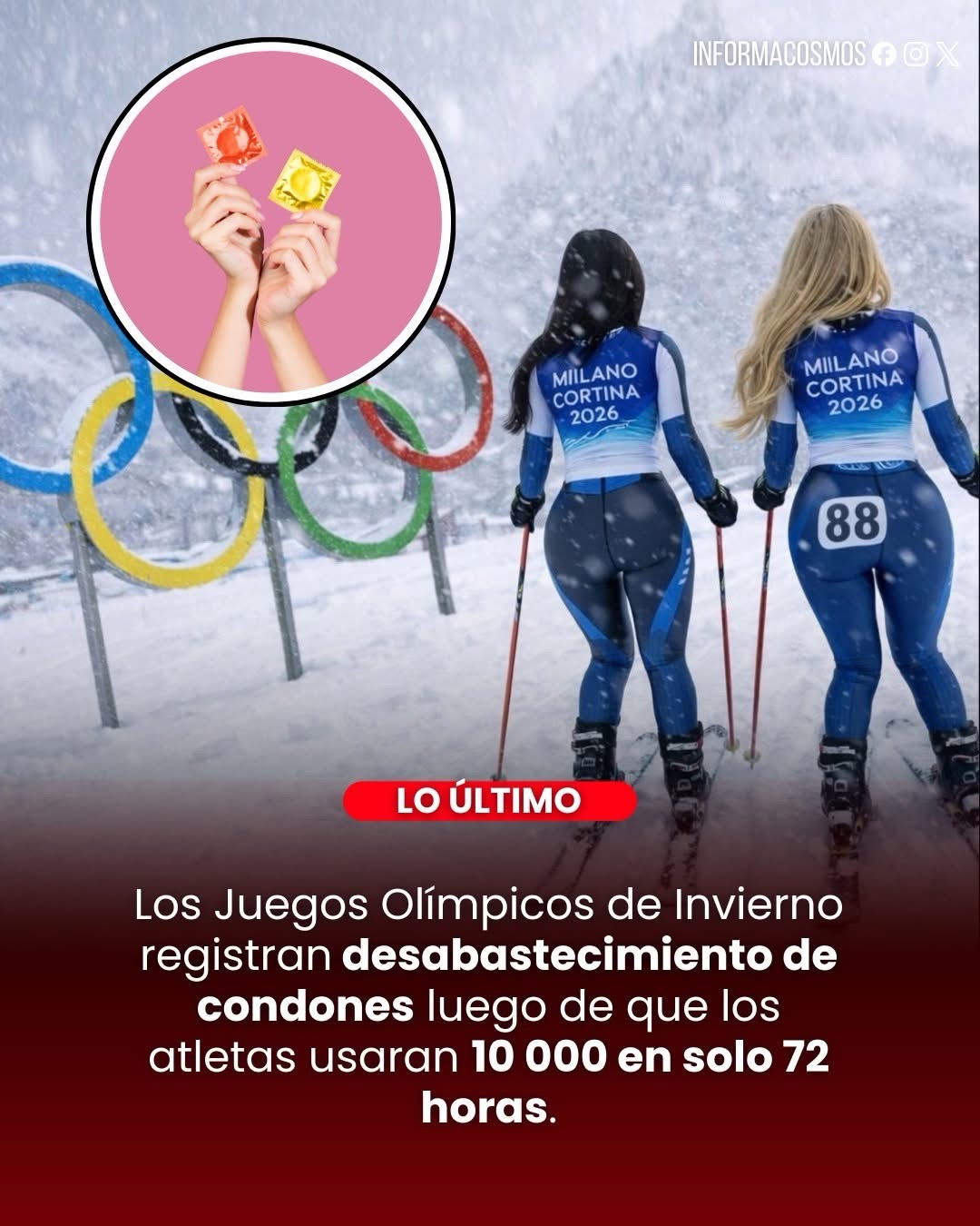 Los Juegos Olímpicos de Invierno Milano-Cortina 2026 enfrentan escasez de condones