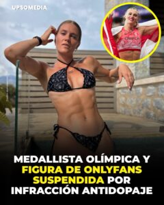 La atleta canadiense y modelo de OnlyFans, Alysha Newman, fue suspendida
