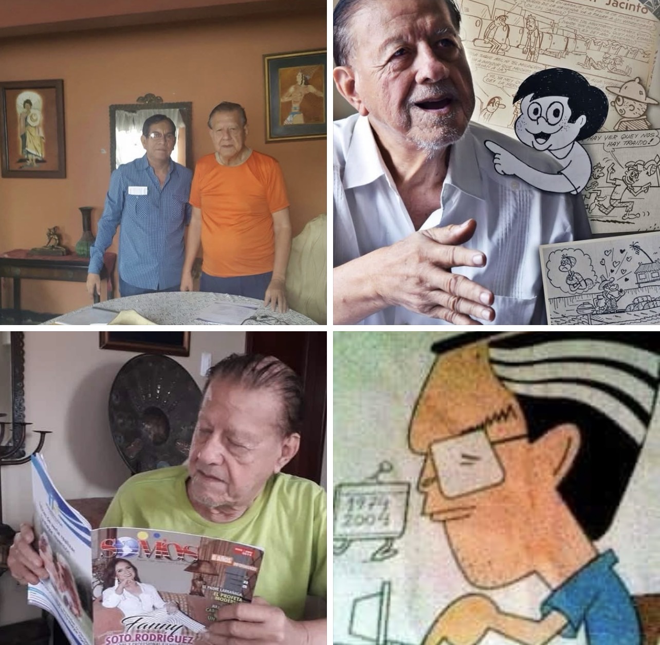 JULIÁN GARCÍA NAVAS, EL CARICATURISTA DE MAYOR PRESTIGIO EN ECUADOR, CERCA DEL CENTENARIO DE SU EXISTENCIA