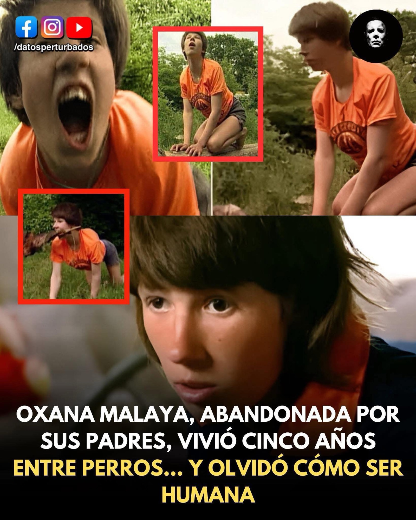 Oxana Malaya: La niña que creció entre perros