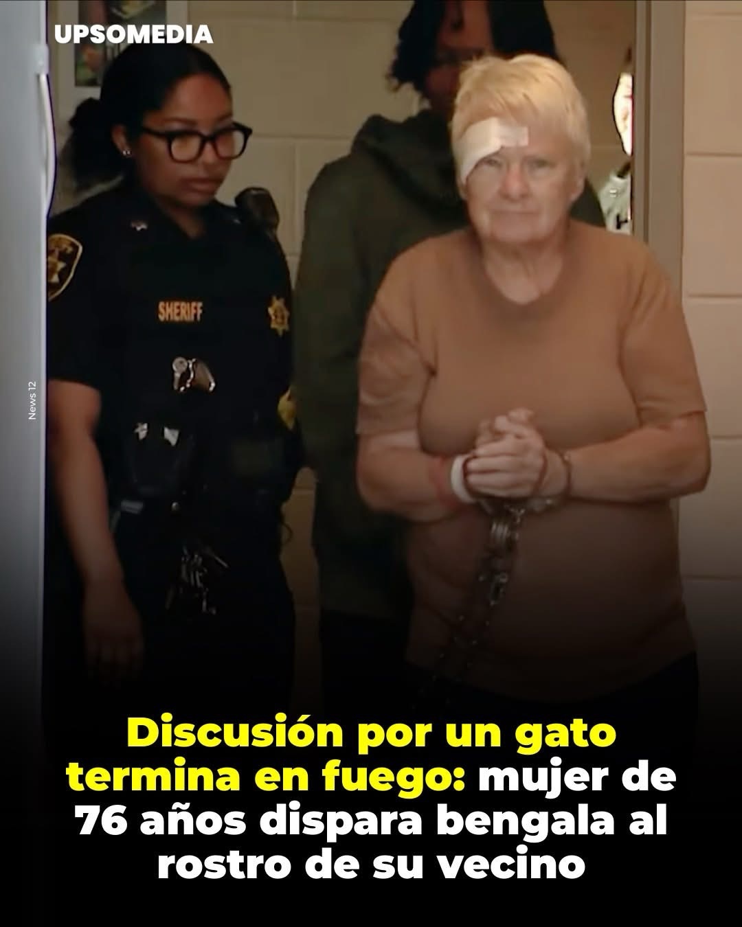 Una pelea entre vecinos en una comunidad de jubilados terminó en un ataque explosivo.