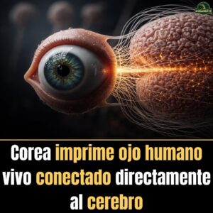 En Corea del Sur, investigadores lograron imprimir un ojo humano vivo capaz de conectarse directamente con el cerebro
