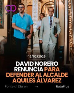 David Norero renuncia como secretario de Guayaquil para defender a Aquiles Álvarez