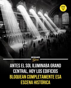 En 1929, la luz del sol entraba directamente a Grand Central Station en Nueva York
