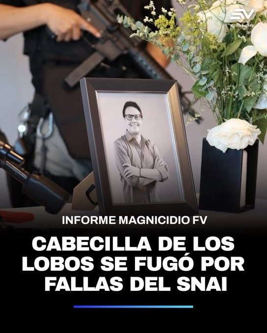 POLICÍA ALEGA FALLAS DEL SNAI EN LA PRELIBERTAD DE CABECILLA DE LOS LOBOS, PRÓFUGO POR EL MAGNICIDIO DE FERNANDO VILLAVICENCIO