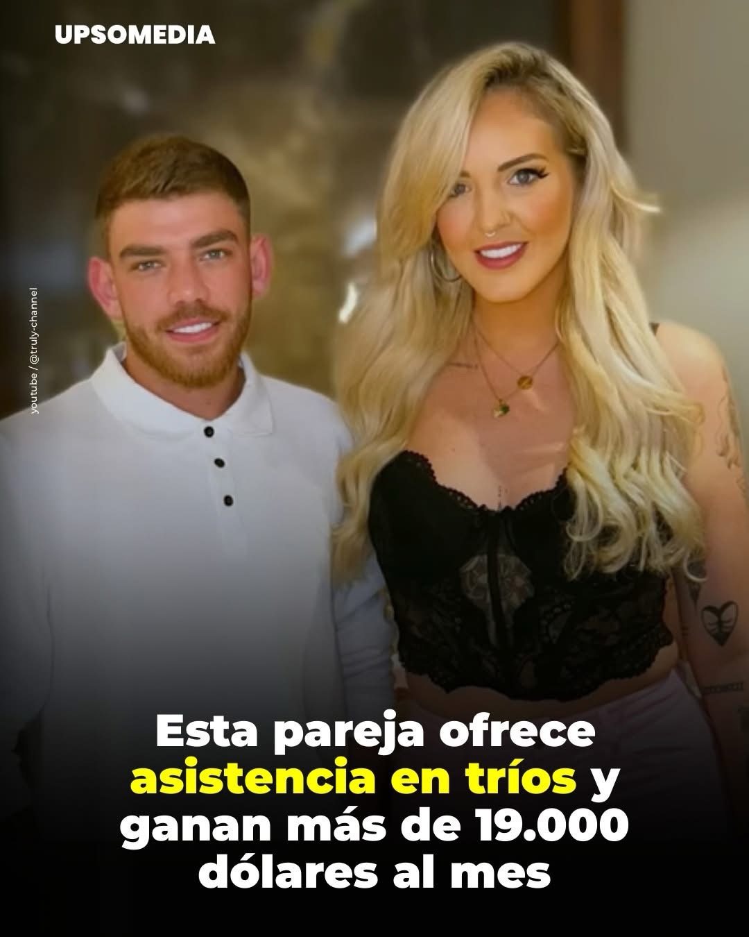 Pareja británica asegura generar más de 19.000 dólares mensuales ofreciendo “asistencia en tríos”