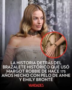Margot Robbie sorprendió al lucir un brazalete de profundo simbolismo