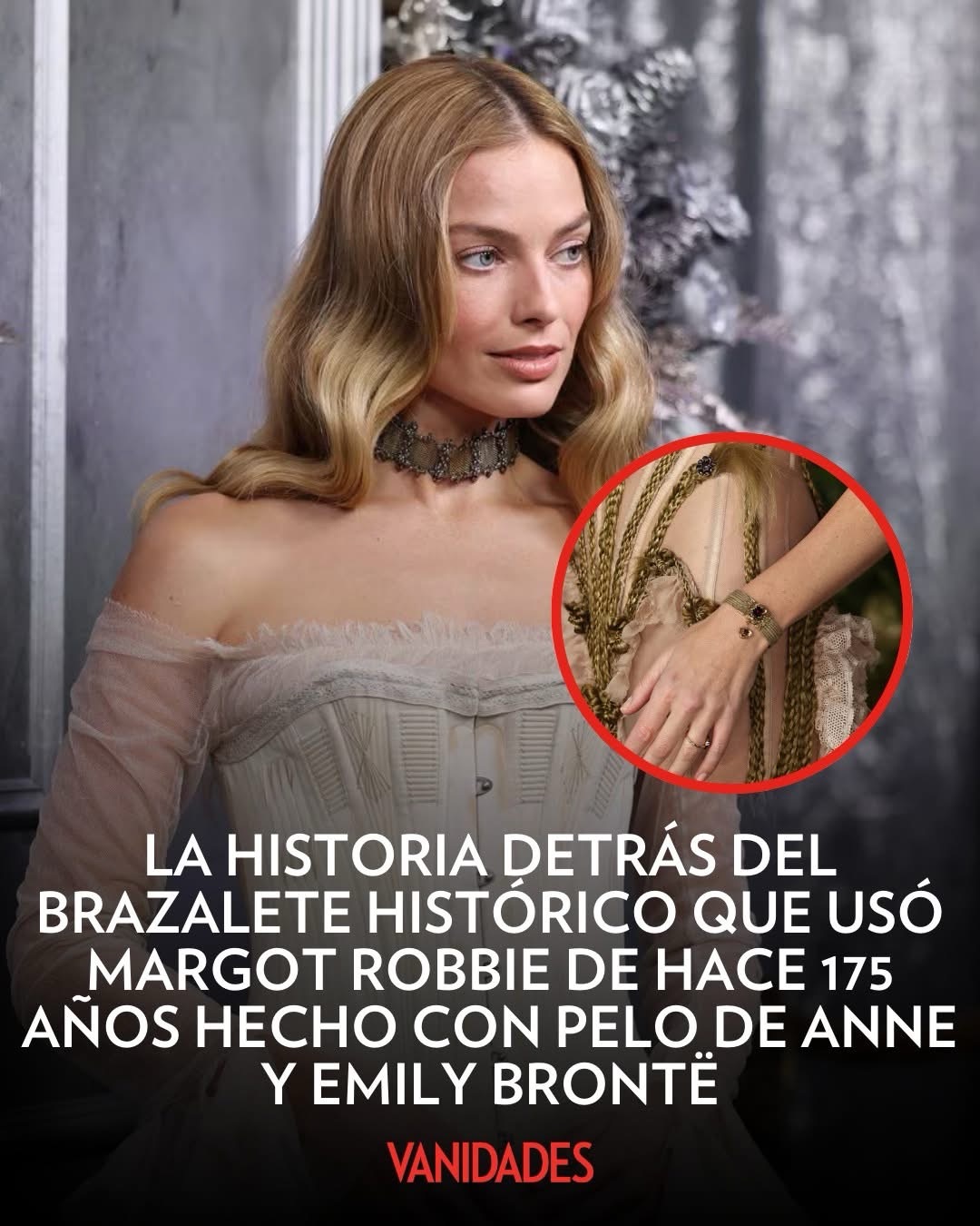 Margot Robbie sorprendió al lucir un brazalete de profundo simbolismo