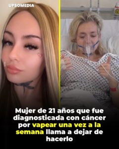 Kaley Bosa, con solo 21 años, recibió un diagnóstico que muchos asocian al tabaquismo crónico.